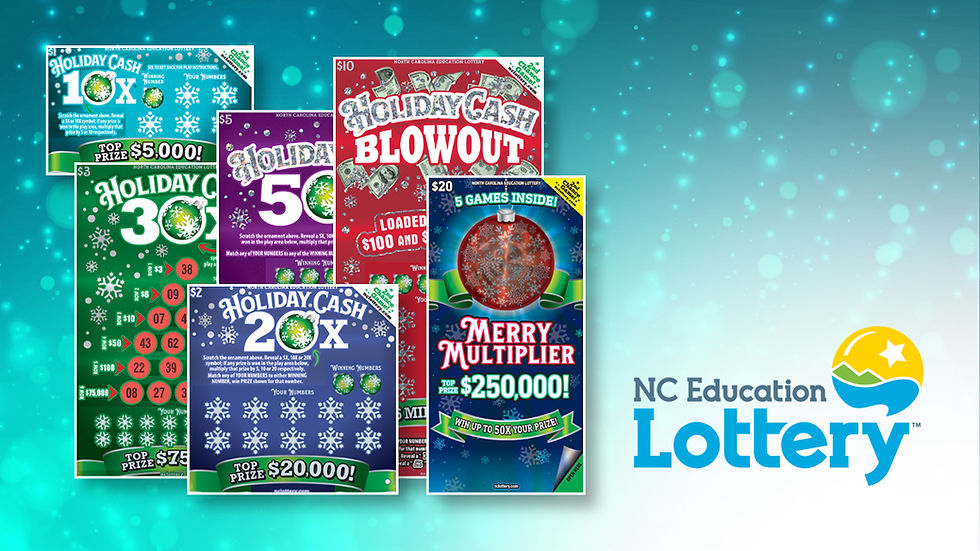 North Carolina Education Lottery Holiday Instants