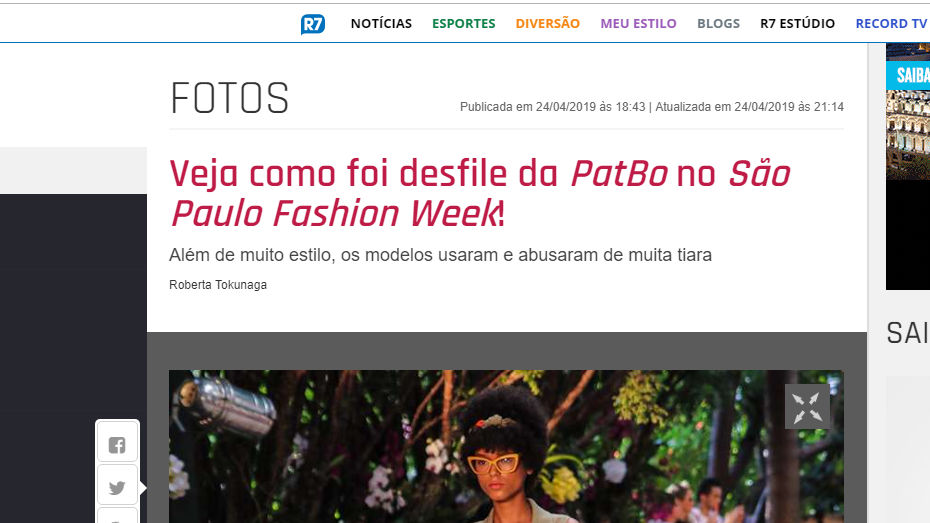 Para abrir a matéria, basta clicar na imagem.