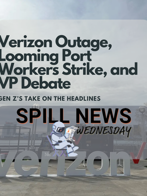 Verizon Outage, Looming Port Workers Strike, VP Debate Tomorrow, and Remembering Maggie Smith