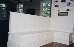 kitchen banquet w shelving