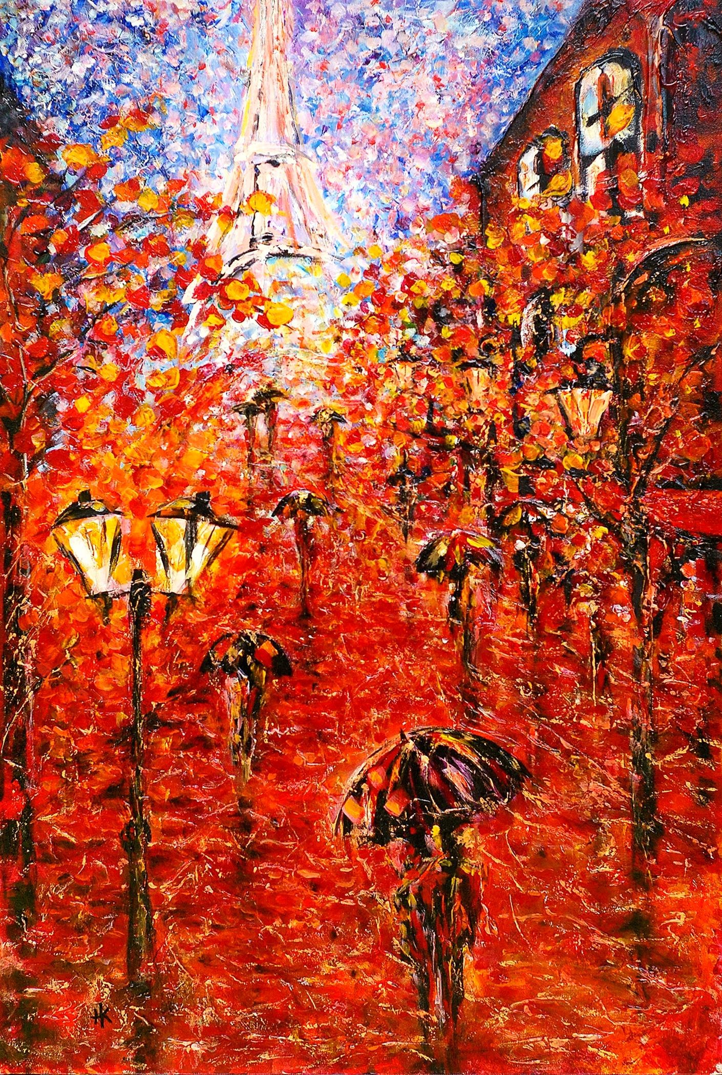Paris In Red