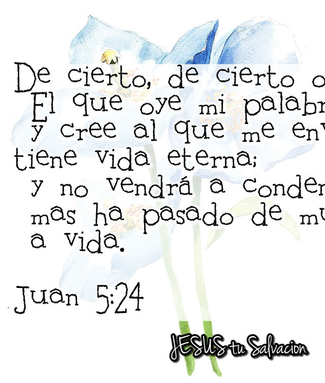 De cierto...Juan 5:24
