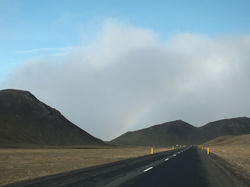 La N1 en direction du Myvatn