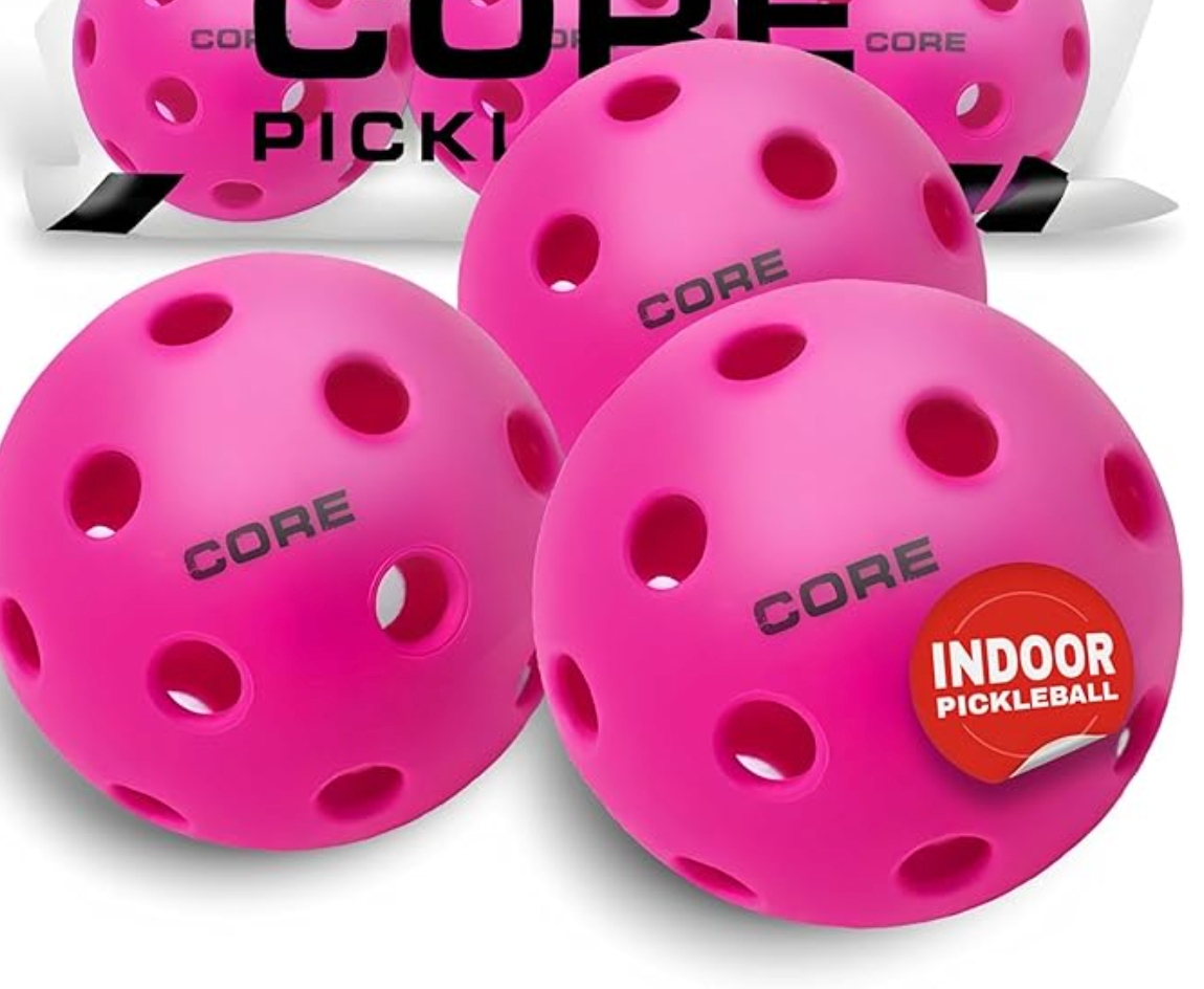 CORE Pickleball Indoor Balls - Breast Cancer Awareness Limited Edition