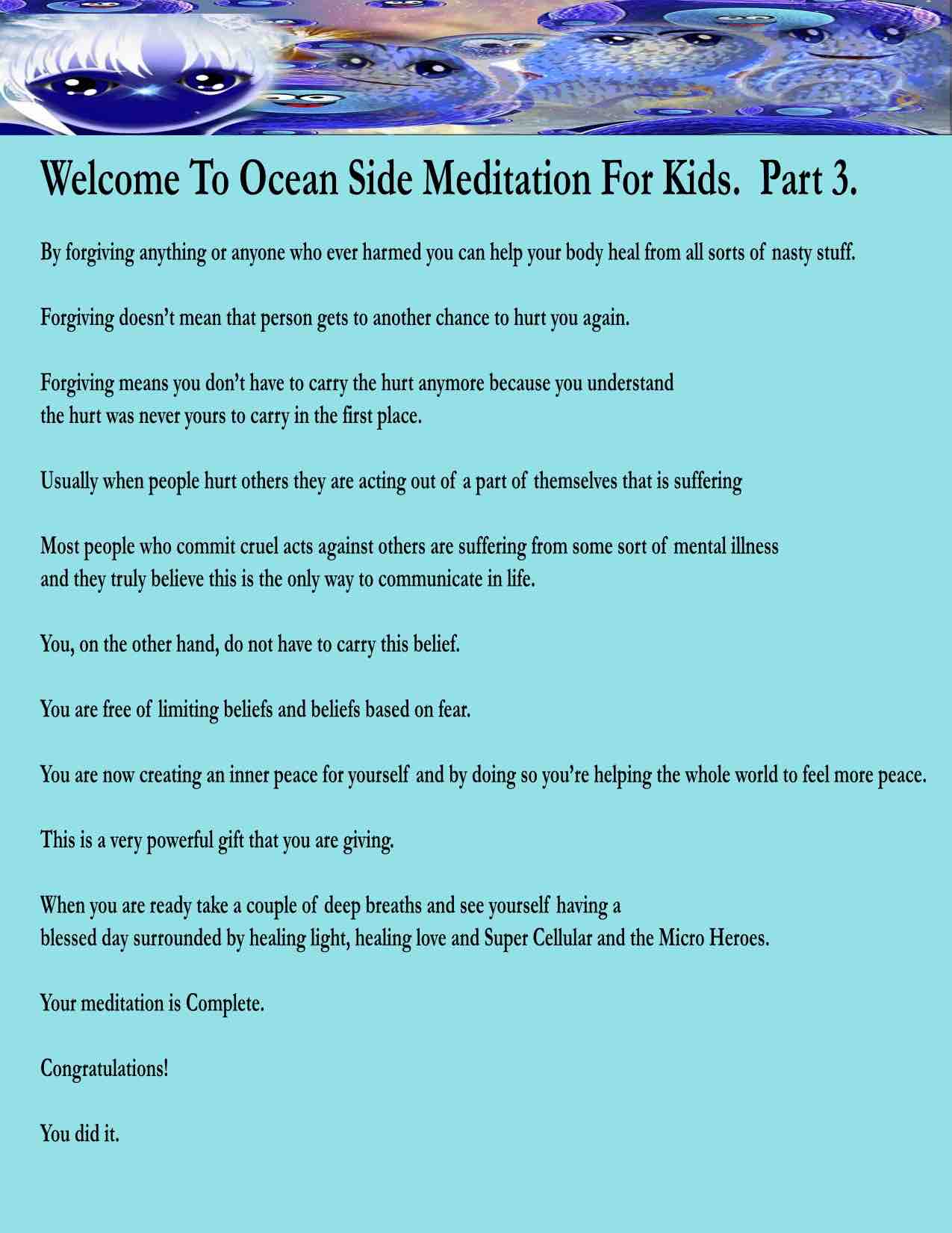 OCEAN Meditation part 3