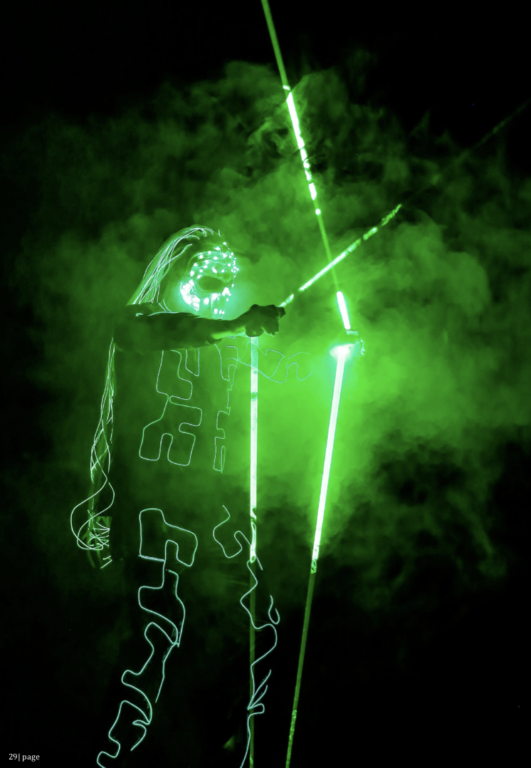 LED GREEN SONIC M MAN
