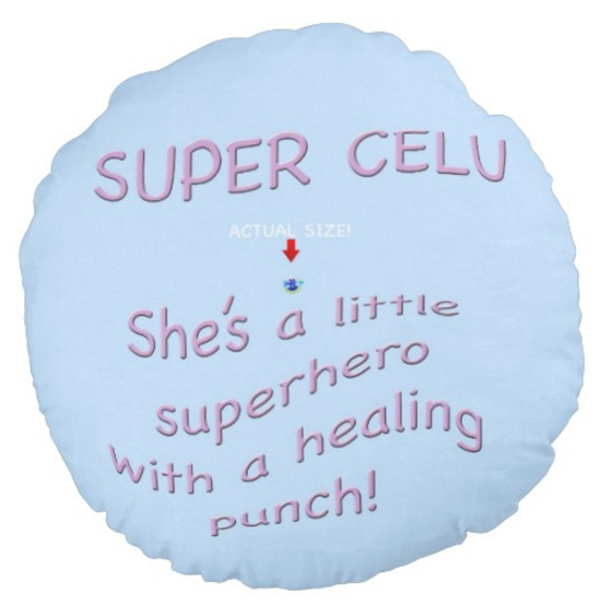 Super Celu, the healing superhero!