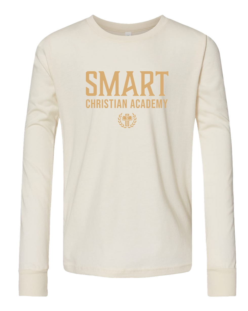 Thumbnail: Youth - BELLA + CANVAS SMART Christian Academy Jersey Long Sleeve Tee