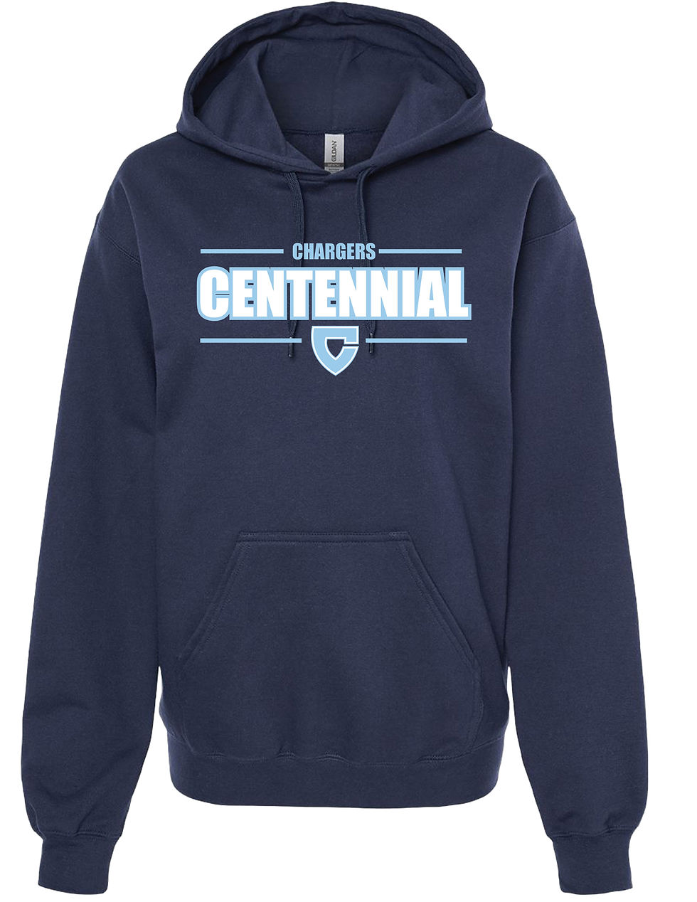 Thumbnail: Centennial Chargers Midweight Hooded Sweatshirt