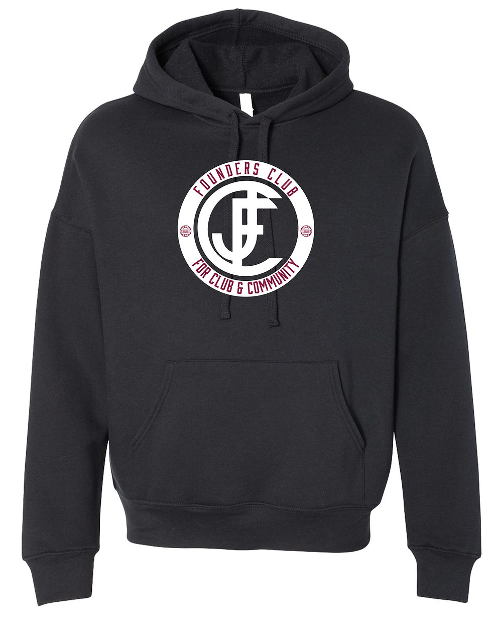 Thumbnail: JFC Logo Founders Club Sponge Fleece Drop Shoulder Hoodie