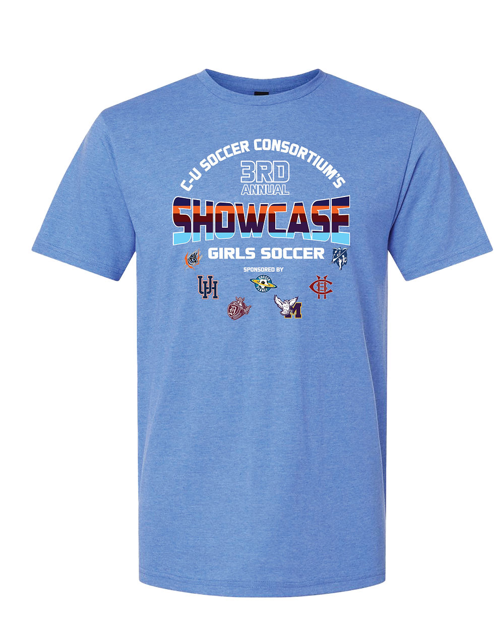 Thumbnail: 3rd Annual Girls Soccer Showcase Multi Color T-Shirt