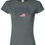 Thumbnail: Ladies Softstyle Blue USA with Flag T-Shirt