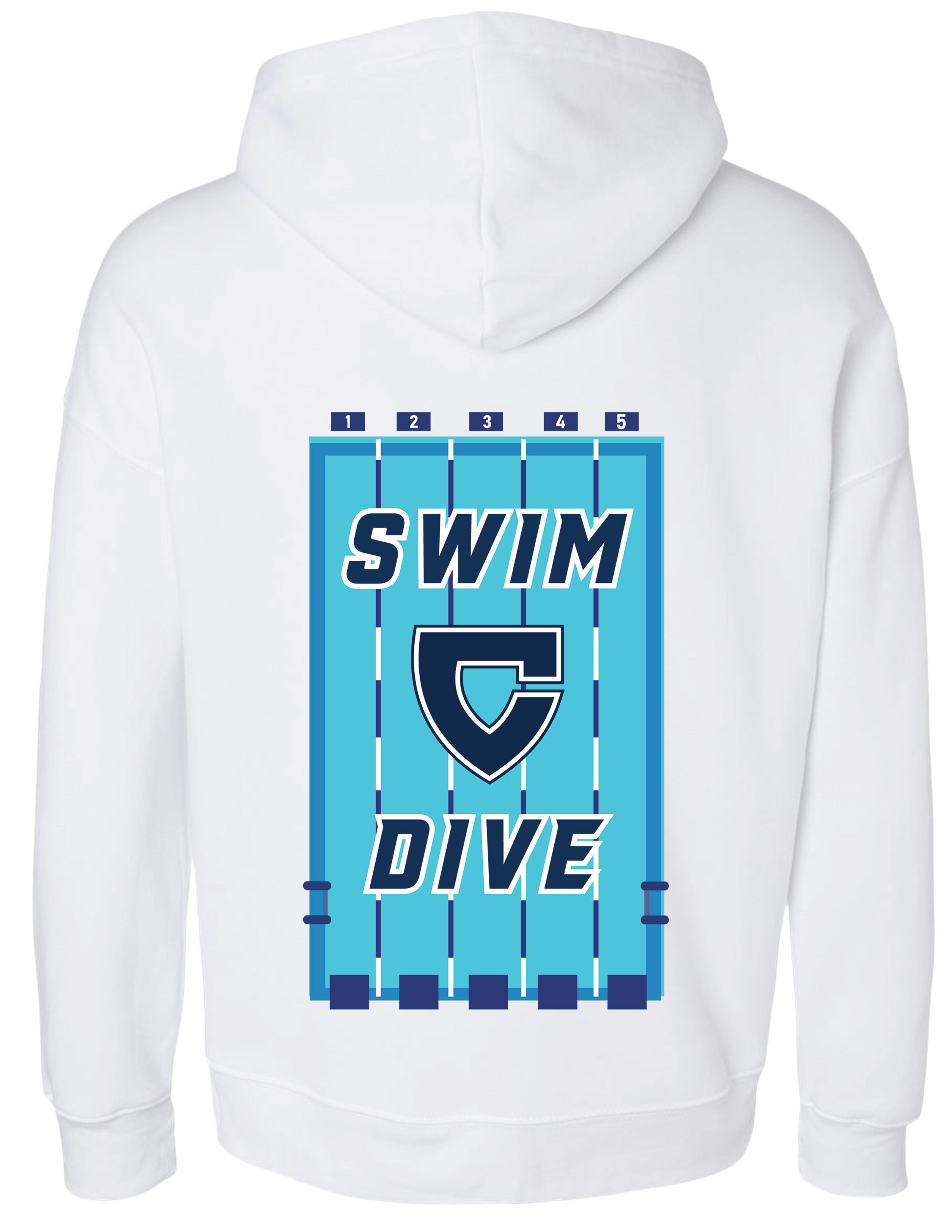 BELLA+CANVAS Swim / Dive Sponge Fleece Drop Shoulder Hoodie