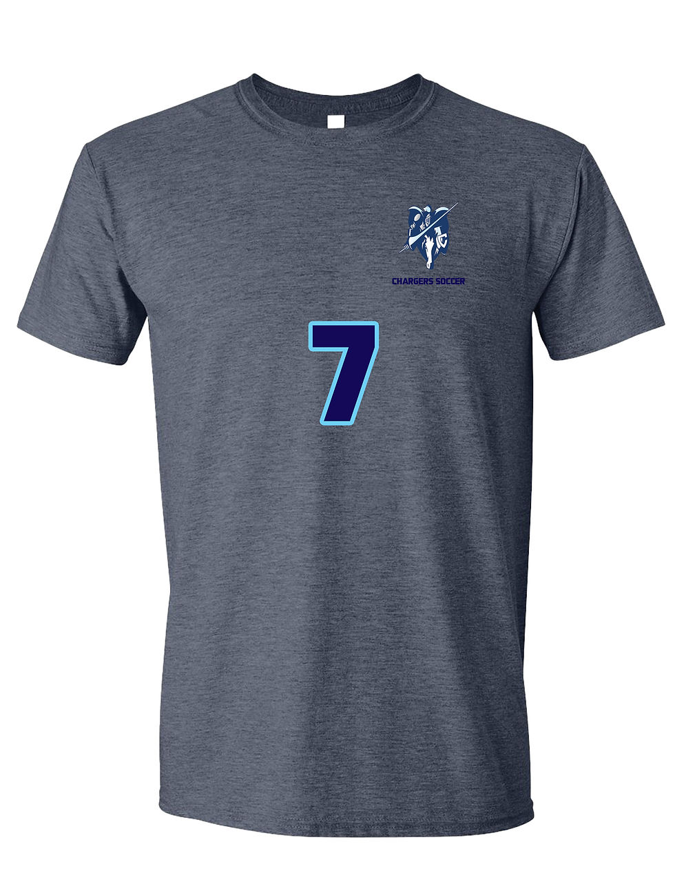 Thumbnail: Chargers Soccer Personalized Shirt