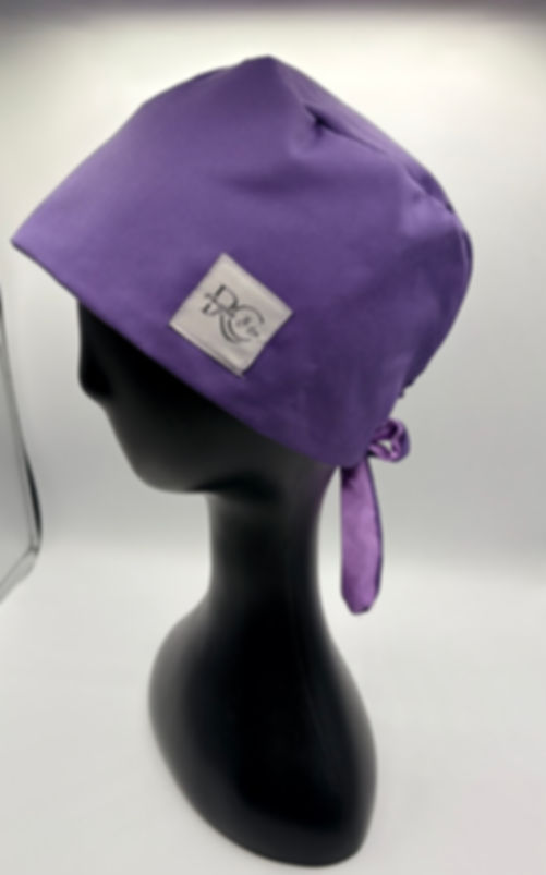Lavender Luxe Scrub Cap (Purple) 