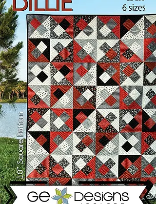 Billie is a 10" Square stand-alone pattern. Students are required to own the pattern in order to take the class.