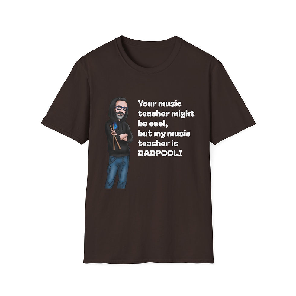 Thumbnail: My Music Teacher is Dadpool (white lettering)
