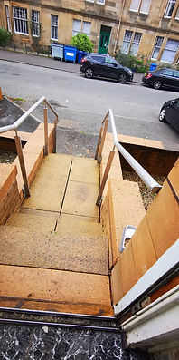 After picture of stairway