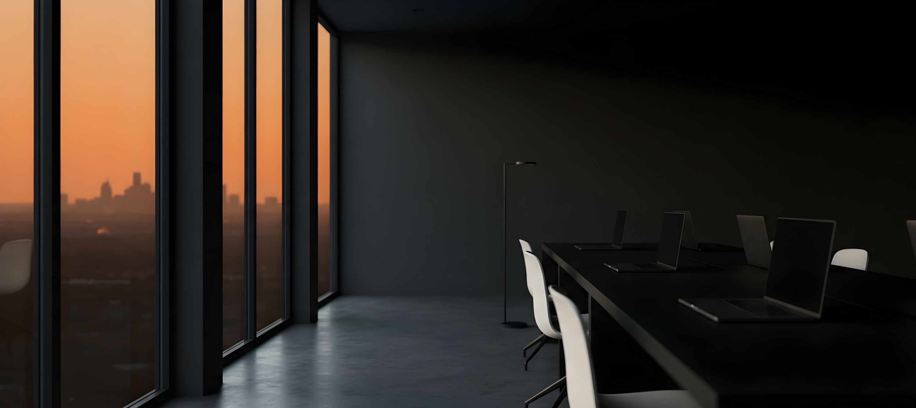 The Wix Engine studio office at dusk