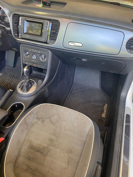 Stain removal, seat shampoo, hot water extraction in Brownsburg