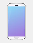 シルバースマートフォン