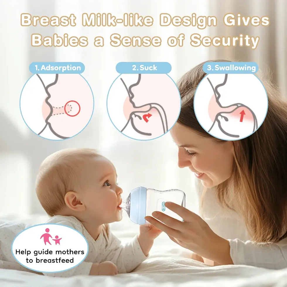 Thumbnail: EasyGrip Baby | Anti-Colic BPA Free Baby Bottle with Ergonomic Handle