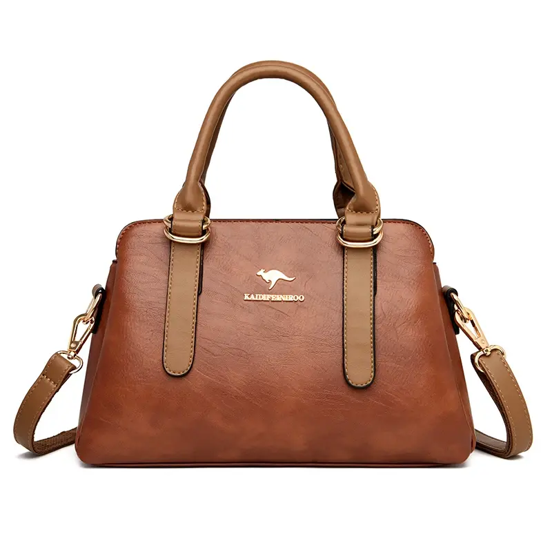 Thumbnail: High Quality Women Handbags Luxury Designer PU Leather Shoulder Bags