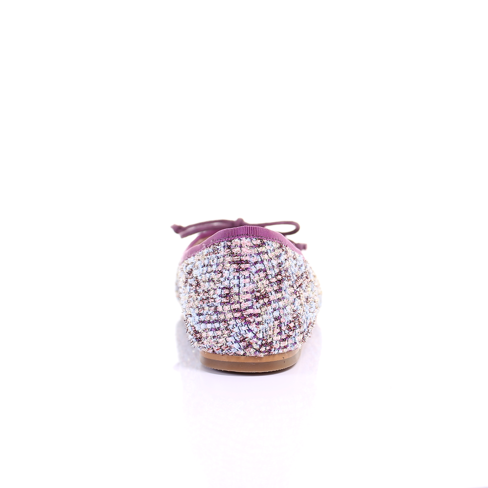 Miniatura: Embroidered Fabric Ballerina (Purple)