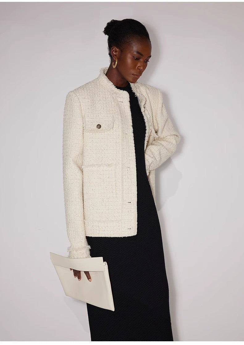 Miniatura: Heavy Wool Wool Edged Exquisite High-End Small Fragrant Style Jacket for Women