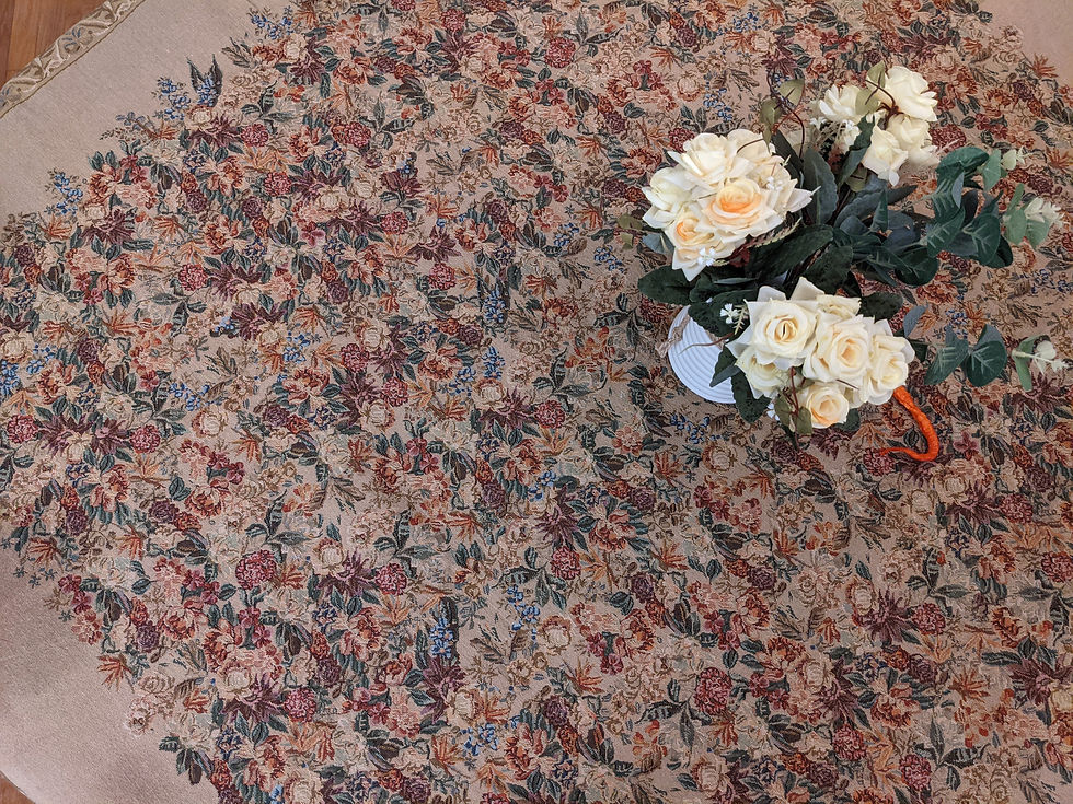 Thumbnail: Tan Square Dining Table Cloth (3100)