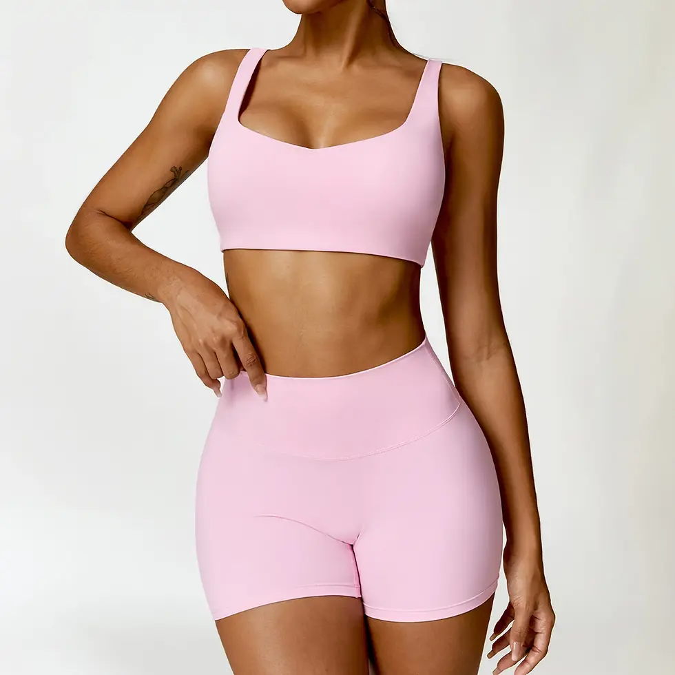 Miniatura: Yoga Set 2PCS Women Gym Long Sleeve Seamless Sportswear Workout Clothes