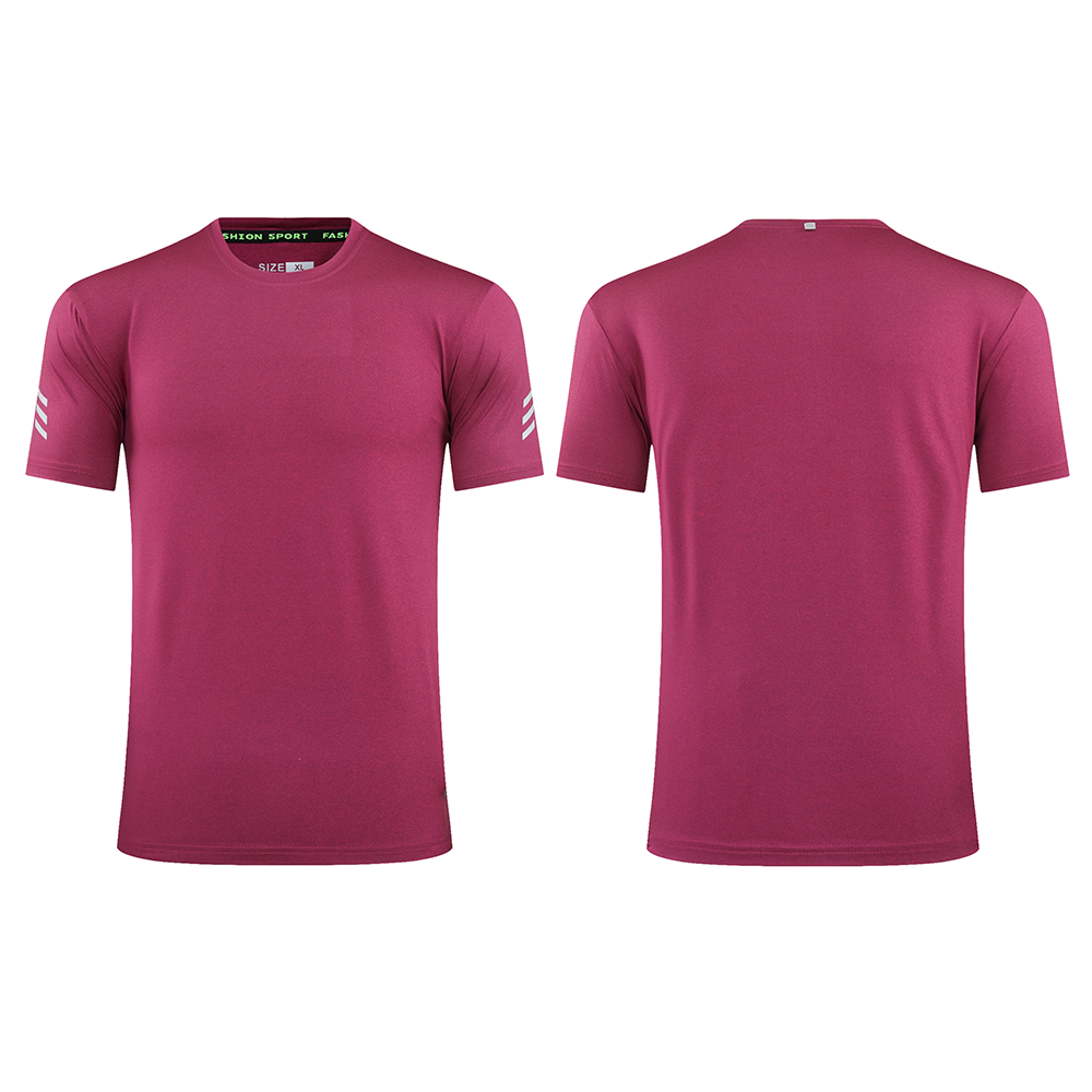 Men's T-Shirt 100% Polyester T Shirt Quick Dry Plus Size