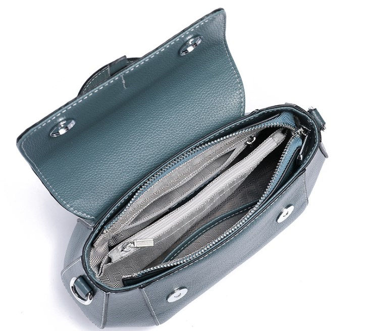 Miniatura: Genuine Leather Handbags Summer Cowhide Genuine Leather Handbags Crocodile Grain