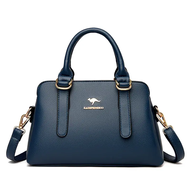 Thumbnail: High Quality Women Handbags Luxury Designer PU Leather Shoulder Bags