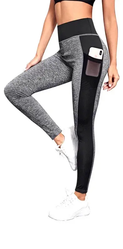 Thumbnail: Sportswear Woman Gym Leggings Pocketed Yoga Pants Fitness Running Pants