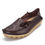 Thumbnail: Women's Casual Shoes Genuine Leather Woman Loafers Slip-On Female Flats