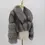 Miniatura: QIUCHEN Women's Fur Clothing Jacket Bomber Luxury Real Saga Fox Fur Coats