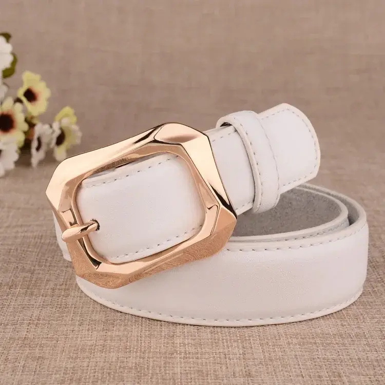 Thumbnail: Women's Trousers Leather Belt Belts Women High Quality Women Belt Female