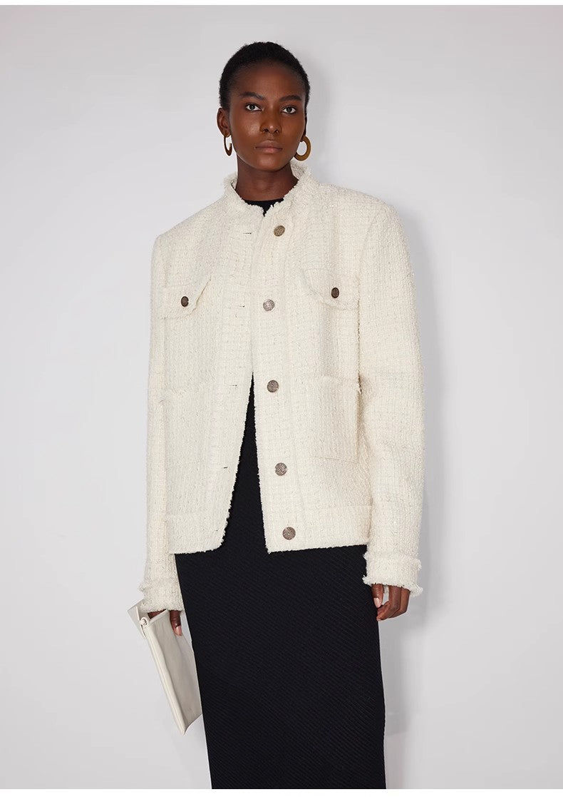 Miniatura: Heavy Wool Wool Edged Exquisite High-End Small Fragrant Style Jacket for Women