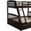 Miniatura: Solid Wood Twin Over Full Bunk Bed With Two Storage Drawers, Espresso