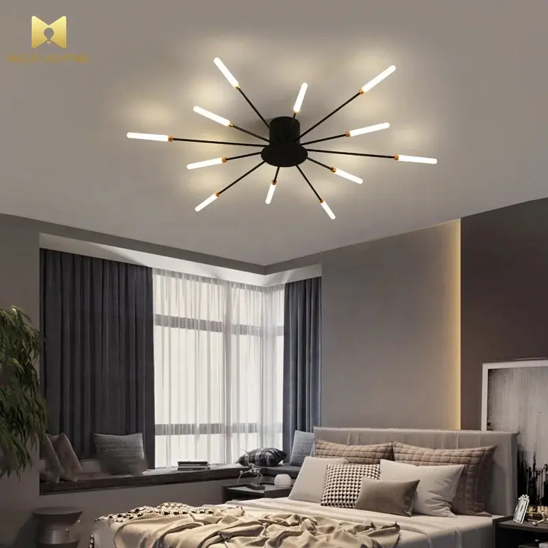 Thumbnail: New Modern Interior Lighting Acrylic Firework Led Ceiling Light for Bedroom