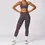 Thumbnail: Yoga Set 2 Pieces Women Tracksuits Workout Sportswear Gym Clothing Fitness
