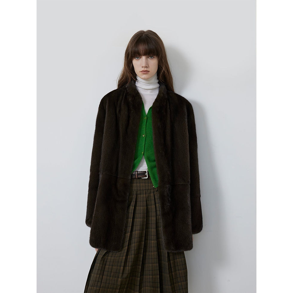 Miniatura: Hera Moonlight Collectible Mink Vintage Fur Coat