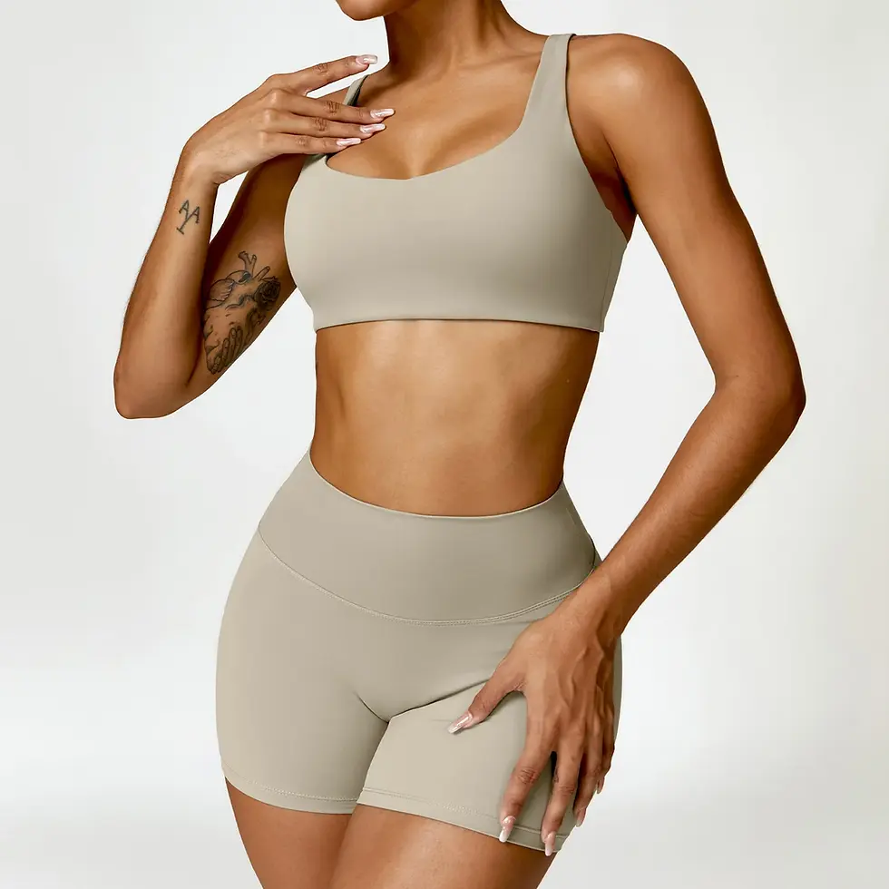 Miniatura: Yoga Set 2PCS Women Gym Long Sleeve Seamless Sportswear Workout Clothes