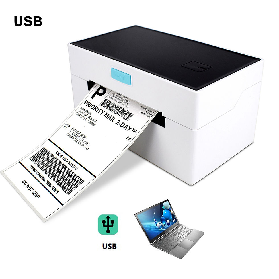 Thumbnail: Portable (Cordless), USB, BT, Mobile Compatible With iOS &   Barcode   4x6