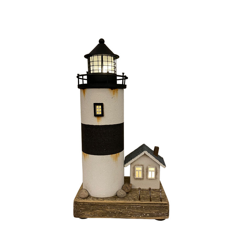 Miniatura: YBOX Stripes Lighthouse Handmade Vintage Home Decor