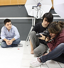 Turma de fotojornalismo de 2010 exercitando a função