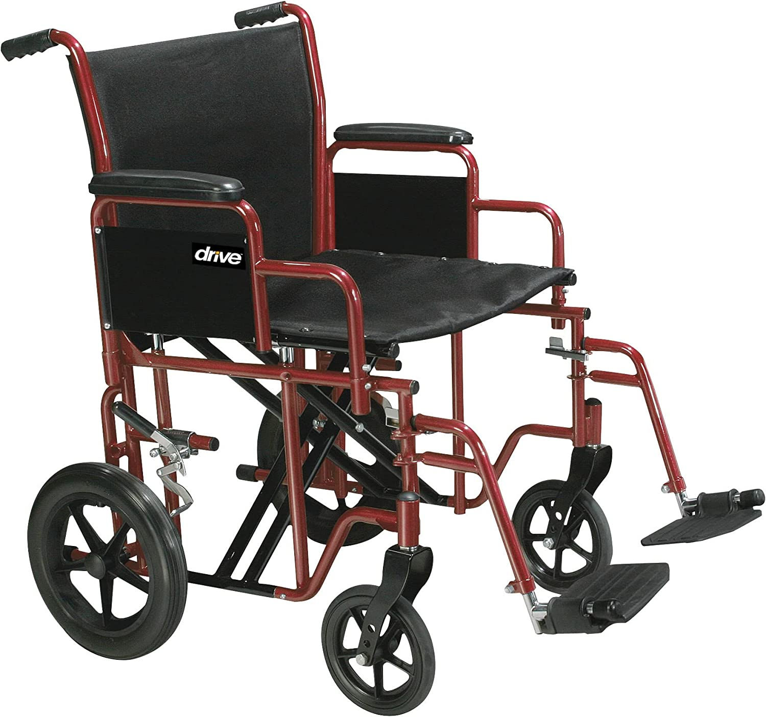 Bariatric Steel  22 " Transport Wheelchair