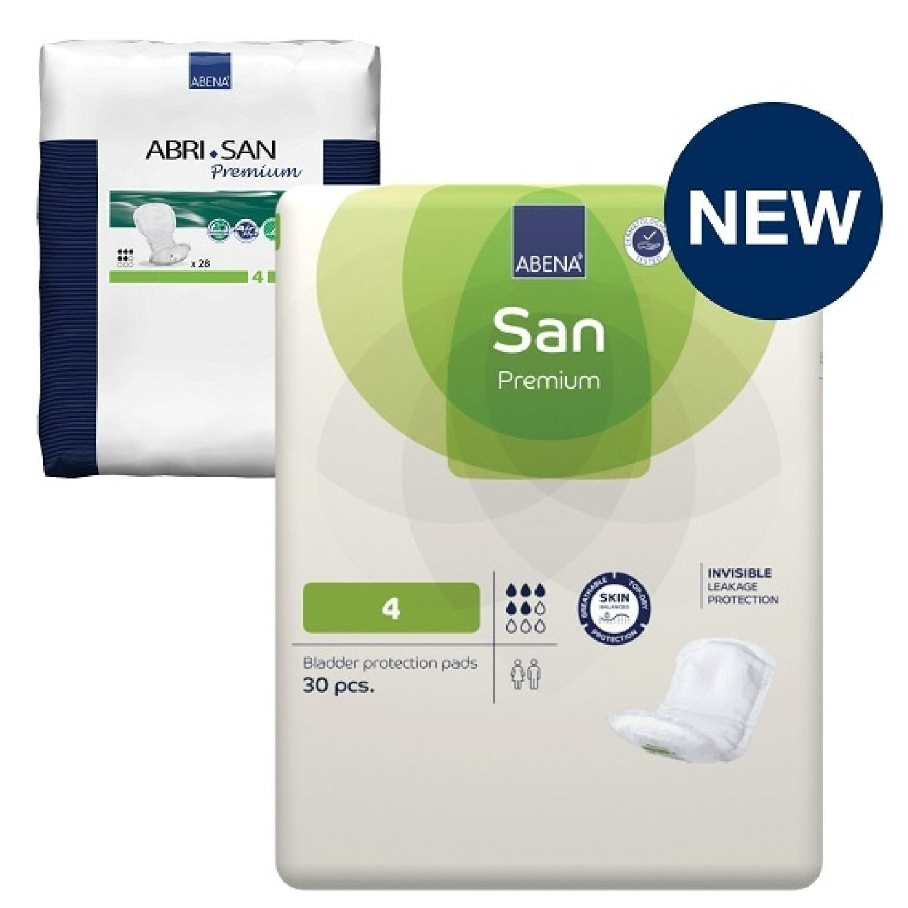 ABRI-SAN 4 Premium Shaped Liners Absorbency 800ml