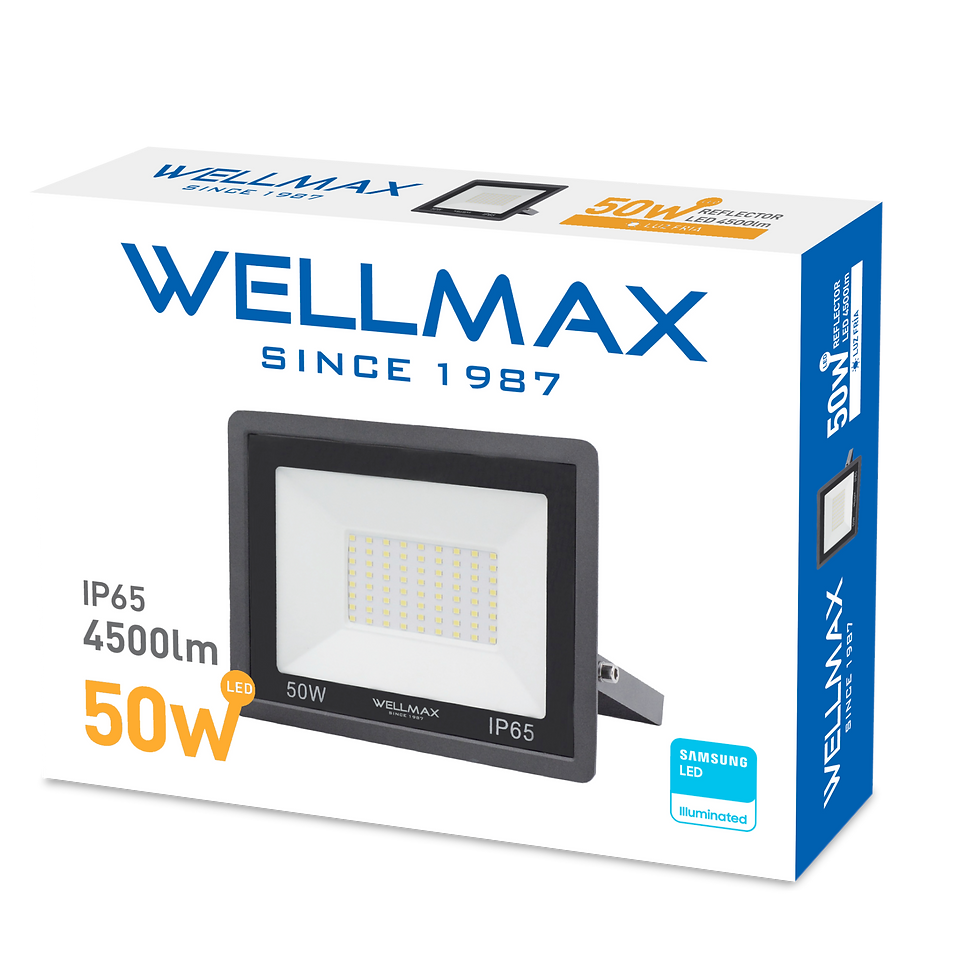 REFLECTOR LED 50W 3000K 375